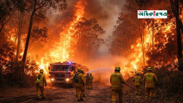 অস্ট্রেলিয়ার ভিক্টোরিয়ায় ভয়াবহ দাবানল: 'জরুরি অবস্থা' জারি, তাপমাত্রার নতুন রেকর্ড